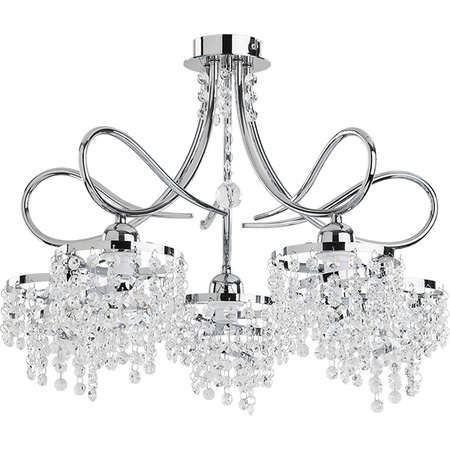 Lampa sufitowa ALFA DIANA CHROM 5xE14 48cm | 18995