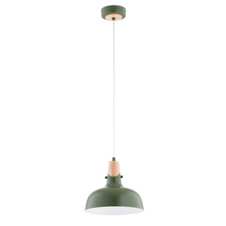 Lampa wisząca ALFA SOLO ZIELONA 1xE27 23cm | 61329