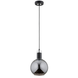 Lampa wisząca ALFA ADEL CZARNA 1xE27 20cm | 61272