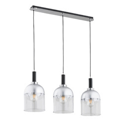 Lampa wisząca ALFA VENTO SREBRNA 3xE27 18cm | 62193