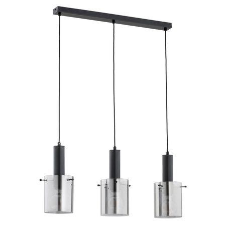 Lampa wisząca ALFA CELIA CZARNA 3xE27 73cm | 62402