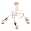 Lampa sufitowa ALFA TANGO MIEDZIANA 3xE27 48cm | 24323