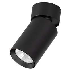Lampa reflektor sufitowy ALFA FLEX CZARNY 1xGU10 6cm | 59027