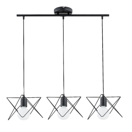 Lampa wisząca ALFA TIMLA CZARNA 3xE27 20cm | 62149