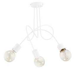 Lampa sufitowa ALFA TANGO BIAŁA 3xE27 48cm | 23613