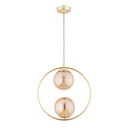 Lampa wisząca ALFA ADINO 10 ZŁOTA 2xE14 39cm | 62435