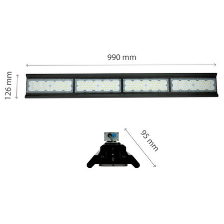 Oprawa hermetyczna HALLS LINE HIGH BAY 200W 230V 75x140st IP66 IK10