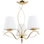 Lampa sufitowa ALFA MONZA ZŁOTA 3xE14 68cm | 27613
