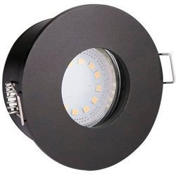 Podtynkowe oczko do łazienki HERMEYCZNE CZARNA IP65