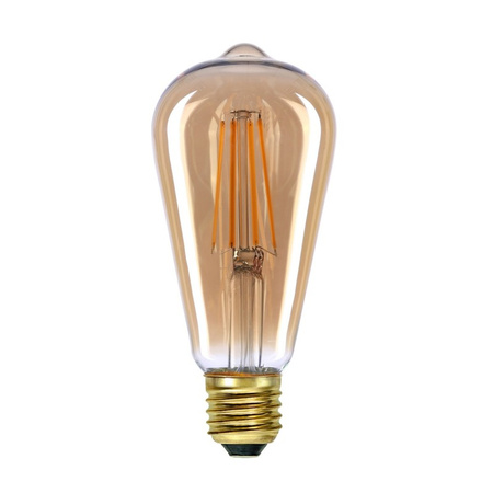 Żarówka filament LED Italux E27 6W 2200K 3S Dimm Amber 757-ST64-3DM-AMB