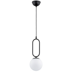 Lampa wisząca ALFA VAVIL 150 PRO CZARNO-BIAŁA 1xE14 15cm | 61231