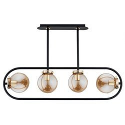 Lampa sufitowa ALFA SARAN CZARNA 4xE14 15cm | 62148