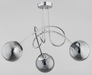 Lampa sufitowa ALFA TANGO GLASS CHROM 3xE14 58cm | 61093