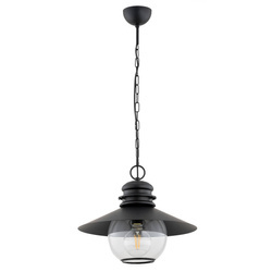 Lampa wisząca ALFA HOLLY CZARNA 1xE27 40cm | 61341