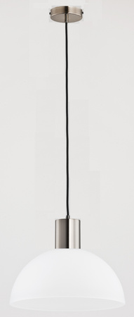 Lampa wisząca zwis LUX szary/biały śr.30cm