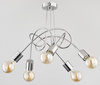 Lampa sufitowa ALFA TANGO CHROM 5xE27 50cm | 24465