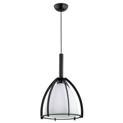 Lampa wisząca ALFA POMA DREWNIANA 1xE27 30cm | 61363