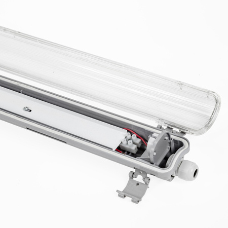 Przelotowa oprawa hermetyczna LIMEA LED TUBE SLIM 20W dł. 158cm | szary