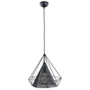 Lampa wisząca ALFA NET CZARNA 1xE27 36cm | 60499