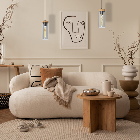 Żarówka Filamentowa LED T30, E27, 4W, barwa ciepła 2700K, 400lm, Amber