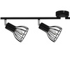 Lampa listwa czarna z drutu 4pkt MEGAN 105cm 2743404