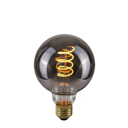 ,Żarówka Fliamentowa LED,, E27,, Spiral Smoke 801552 G95,, 4W,, 2200K,, 90lm,