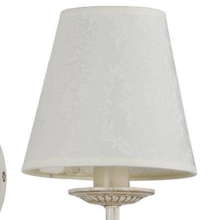 Kinkiet ALFA IRMA BIAŁY 1xE14 26cm | 20910