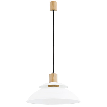 Lampa wisząca ALFA TROPIC DREWNIANA 1xE27 44cm | 60356