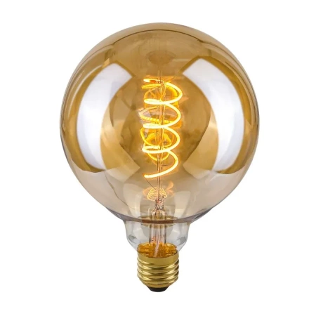 Żarówka filament LED Italux E27 4W 2200K G125 Spiral Amber LDS-G125-SA G125