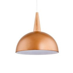 Lampa wisząca ALFA ANJA MIEDZIANA 1xE27 30cm | 9649