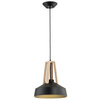 Lampa wisząca ALFA DROP DREWNIANA 1xE27 33cm | 60284