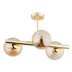 Lampa sufitowa ALFA ERAL ZŁOTA 3xE14 51cm | 62324