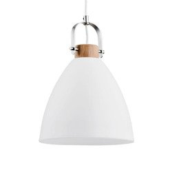 Lampa wisząca ALFA HERMINA DREWNIANA 1xE27 22cm | 9642