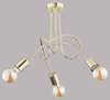 Lampa sufitowa ALFA TANGO ZŁOTA 3xE27 48cm | 28313