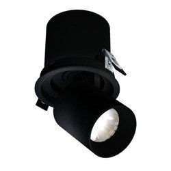 Wysuwany reflektor podtynkowy LED śr, 13cm 21W 3000K WLD In Out L | czarny