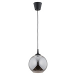 Lampa wisząca ALFA TIPI 200 CZARNA 1xE27 20cm | 61219