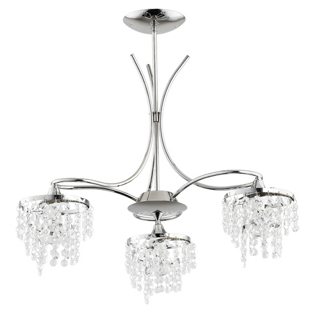 Żyrandol kryształowy KALIOPA chrom