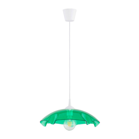 Lampa wisząca LILIA śr. 39cm E27 | zielony