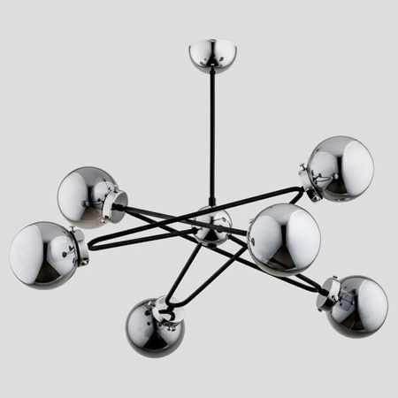 Lampa sufitowa ALFA SAGITO CHROM 6xE14 60cm | 25616