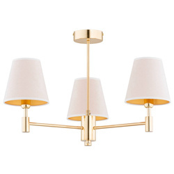 Lampa sufitowa ALFA ASTRIT ZŁOTA 3xE14 61cm | 28723