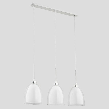 Lampa wisząca ALFA RONDA BIAŁA 3xE27 18cm | 60138