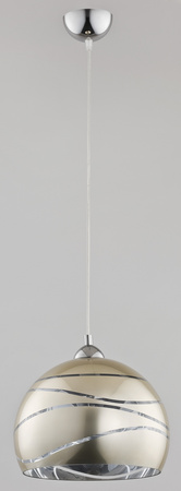 Lampa wisząca ALFA NARVI CHROM 1xE27 30cm | 60424