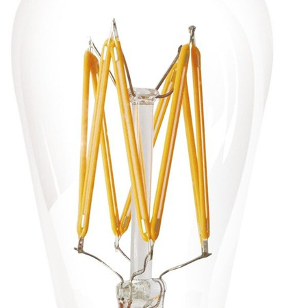 Żarówka FILAMENT LED E27 5W ciepła 1800K ST64 łezka