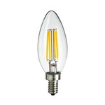 Żarówka ozdobna FILAMENT LED 4W E14 C37 świeczka barwa neutralna 4000K EKZF0964