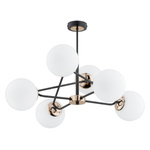 Lampa sufitowa ALFA SAGITO MOSIĄDZ 6xE14 60cm | 63099