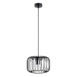 Lampa wisząca ALFA LEXA CZARNA 1xE27 22cm | 61258