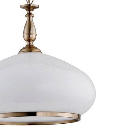 Lampa wisząca ALFA PARIS ZŁOTA 1xE27 38cm | 118