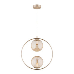 Lampa wisząca ALFA ADINO 54 ZŁOTA 2xE14 39cm | 62436