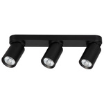 Lampa reflektor sufitowy ALFA FLEX CZARNY 3xGU10 38cm | 59031