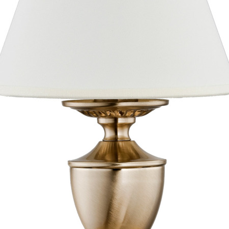 Lampa stołowa SOFIA patyna/biały śr. 18cm